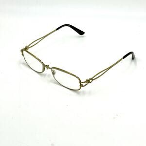 Vogue VO3930-B1 848 Eyeglasses Frame 52 17 135mm Womens Rectangular Metal Gold